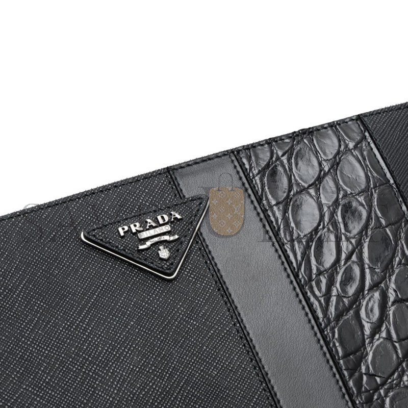 PRADA SAFFIANO LEATHER CLUTCH 2NG005 (28*18cm) 